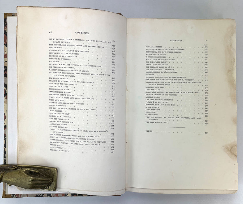 The Reminiscences and Recollections of Captain Gronow, 1889, Two Volume numbered limited edition set