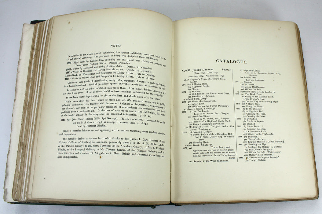 The Royal Scottish Academy 1826-1916, W.D. McKay & Frank Rinder, 1917. With Photograph by Andrew Paterson.