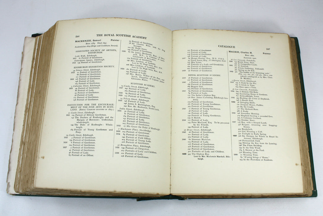 The Royal Scottish Academy 1826-1916, W.D. McKay & Frank Rinder, 1917. With Photograph by Andrew Paterson.