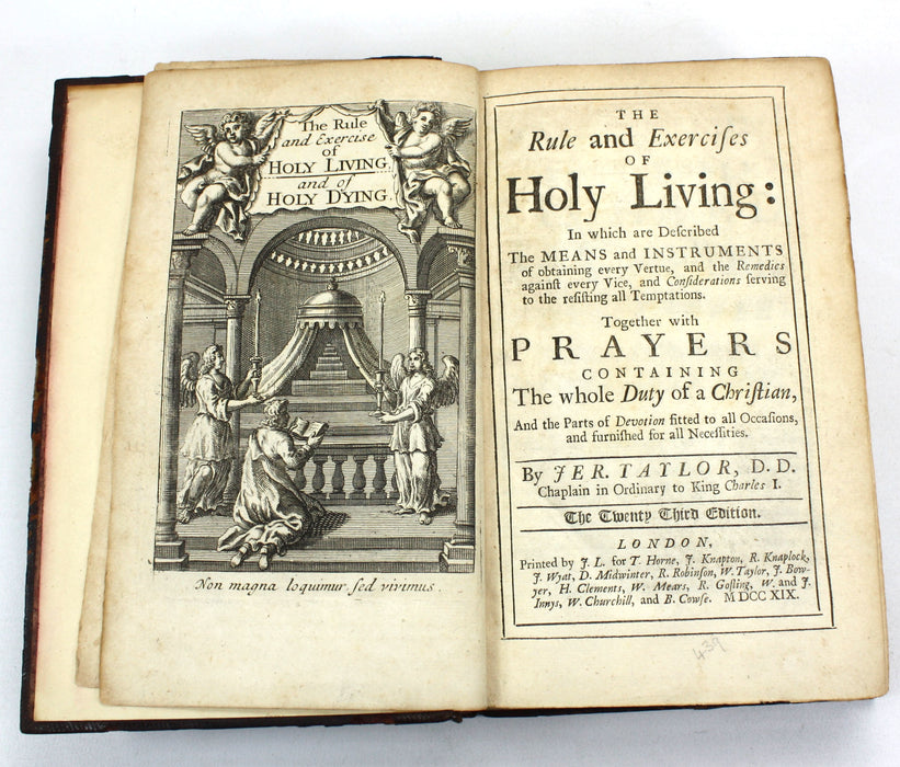 The Rules and Exercises of Holy Living and Holy Dying, Jeremy Taylor, 1719