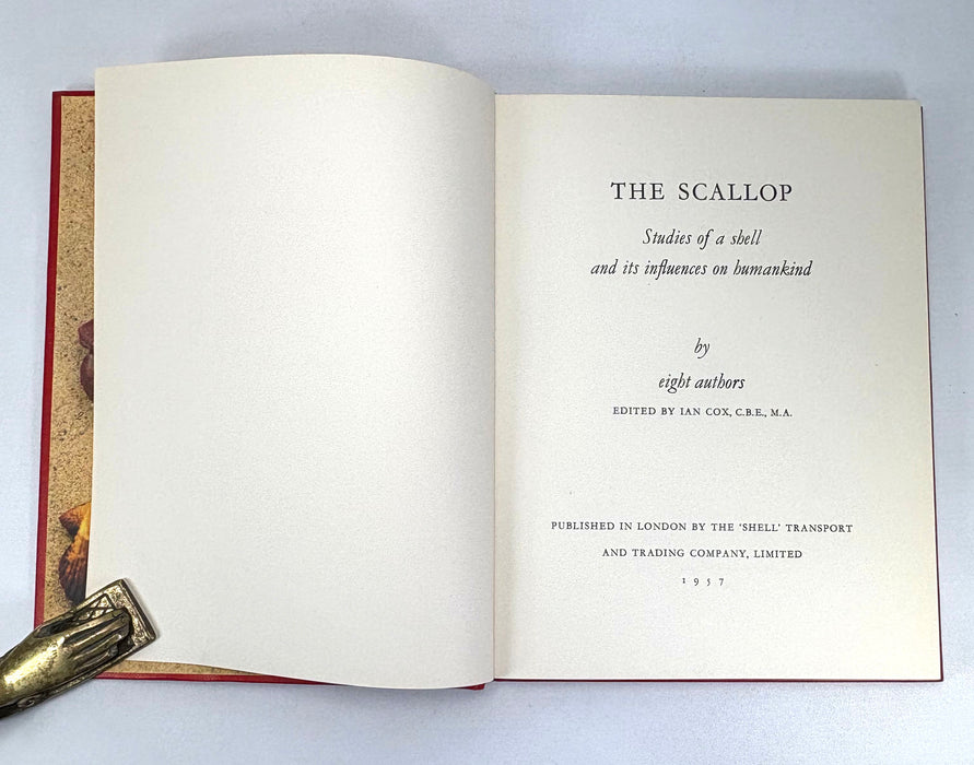 The Scallop; Studies of a shell and its influences on humankind, edited by Ian Cox, Shell Transport and Trading Company, 1957