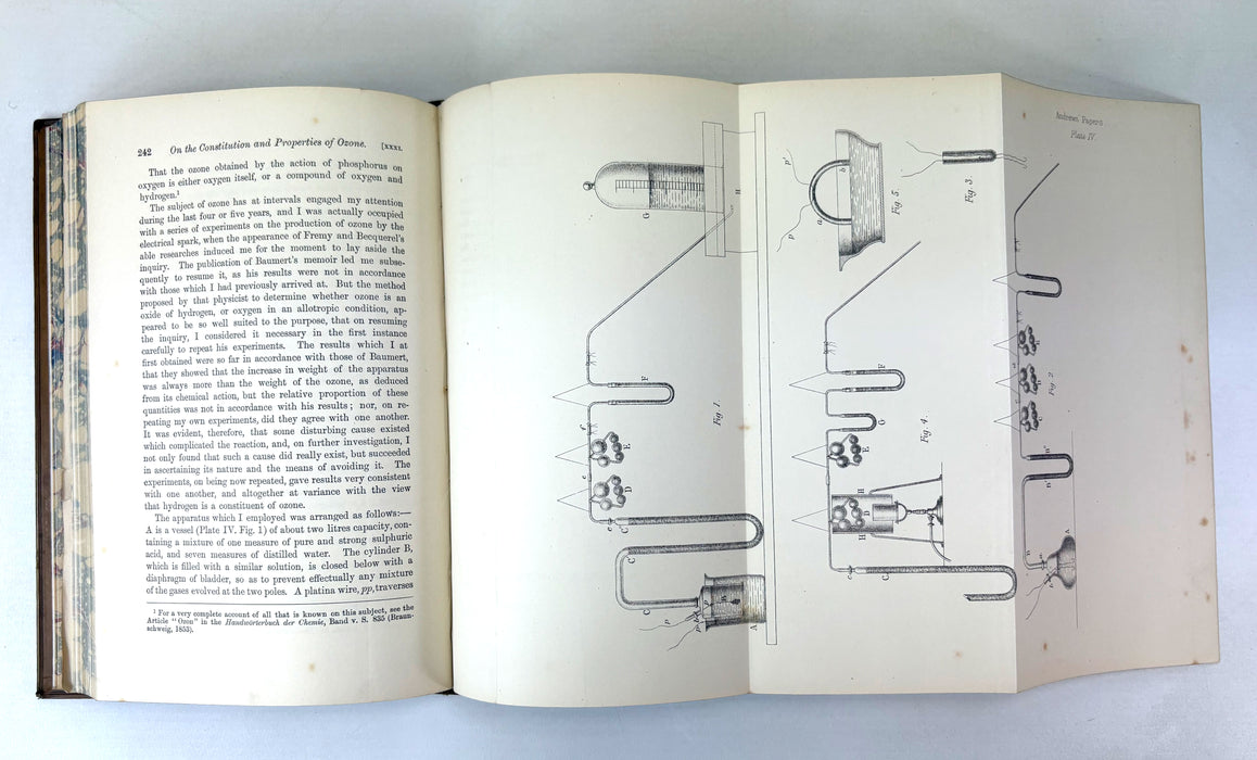 The Scientific Papers of the late Thomas Andrews, 1889. Prize binding signed by William Jack, Professor of Mathematics.