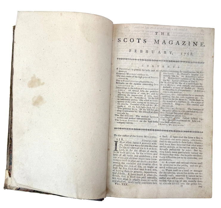 The Scots Magazine, February 1768 - December 1769, Vol. XXX - Vol. XXXI