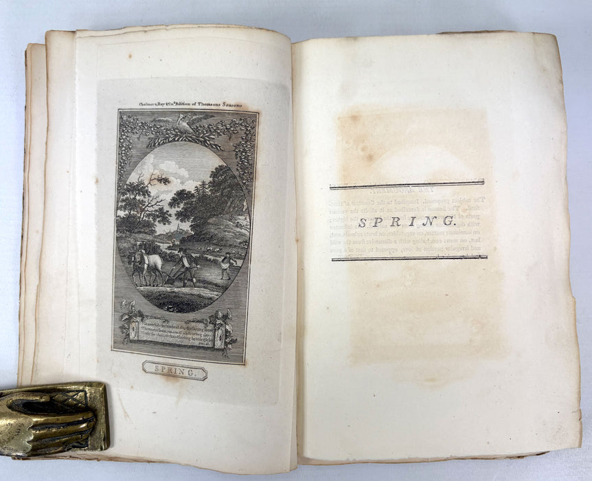 The Seasons by James Thomson, with An Account of His Life and Writings, scarce printing from Chalmers, Dundee, 1808