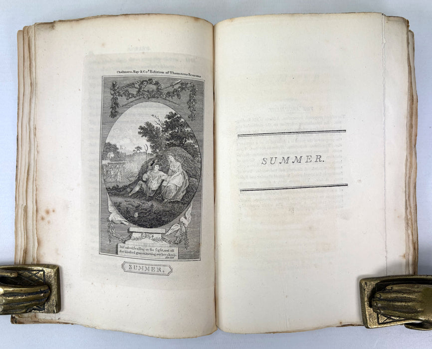 The Seasons by James Thomson, with An Account of His Life and Writings, scarce printing from Chalmers, Dundee, 1808