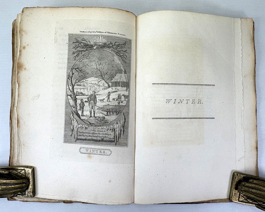 The Seasons by James Thomson, with An Account of His Life and Writings, scarce printing from Chalmers, Dundee, 1808