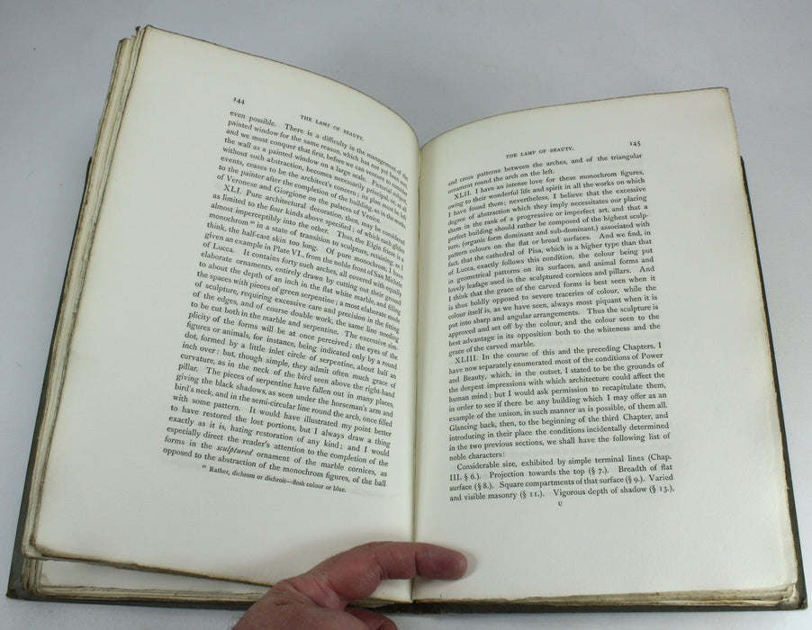 The Seven Lamps of Architecture, John Ruskin, 1880, Chiswick Press