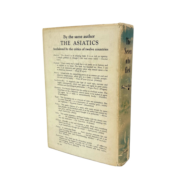 The Seven Who Fled, Frederic Prokosch, 1937 First Edition - Hugh Walpole's Copy, with Autograph Letter from Hamish Hamilton