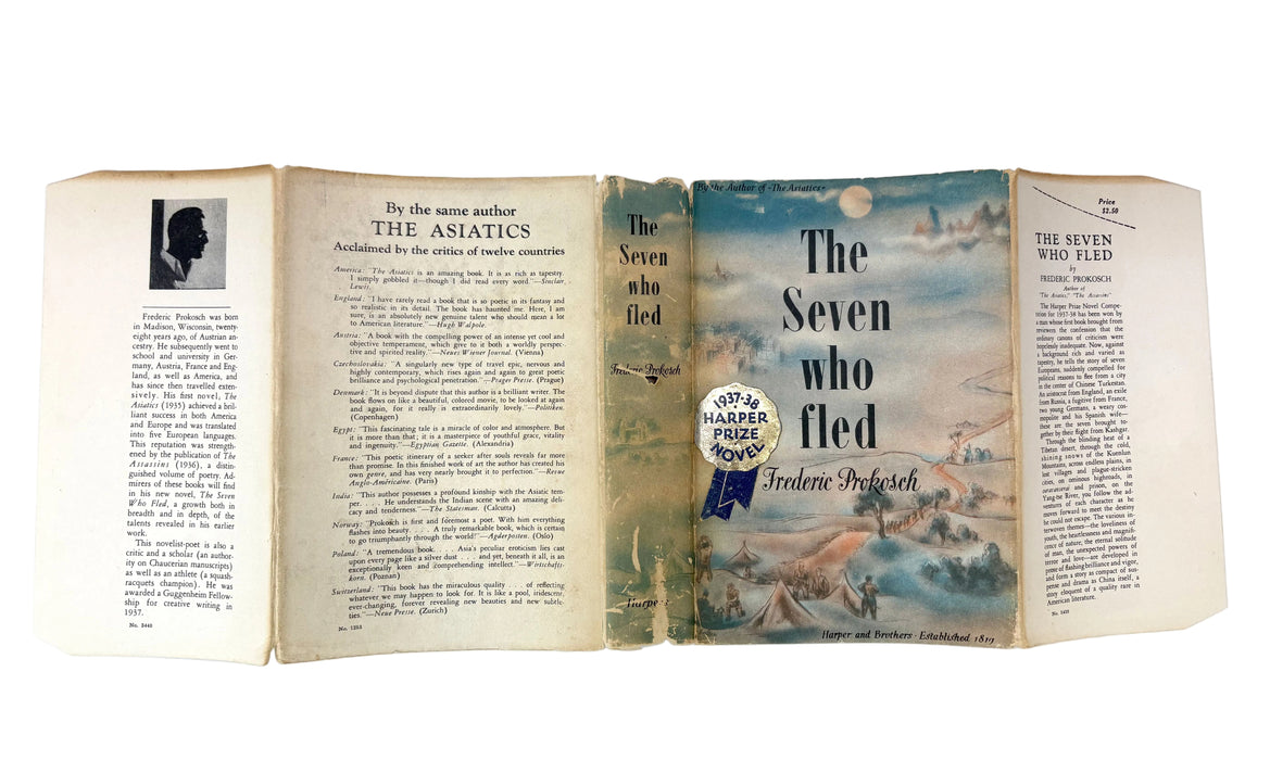The Seven Who Fled, Frederic Prokosch, 1937 First Edition - Hugh Walpole's Copy, with Autograph Letter from Hamish Hamilton