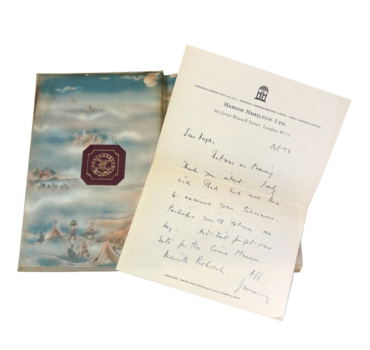 The Seven Who Fled, Frederic Prokosch, 1937 First Edition - Hugh Walpole's Copy, with Autograph Letter from Hamish Hamilton