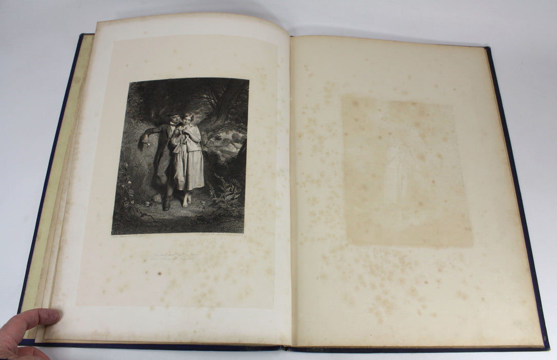 The Soldier's Return by Robert Burns. Illustrated by John Faed, R.S.A. 1857.
