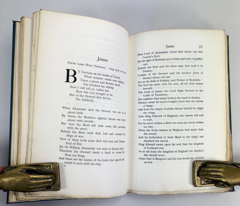 The Song of the Stewarts; Prelude, by Douglas Ainslie, 1909, Limited edition of 50 copies