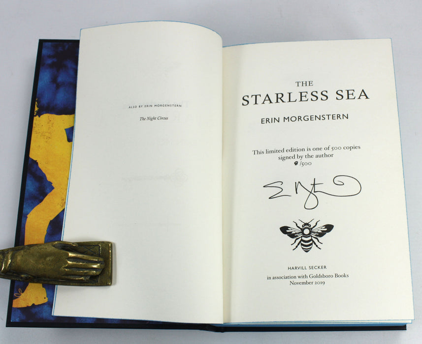 The Starless Sea, Erin Morgenstern, Signed and numbered Goldsboro limited, First edition, 2019
