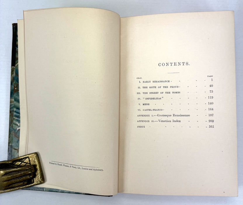 The Stones of Venice; 2 Volume set, by John Ruskin, 1892