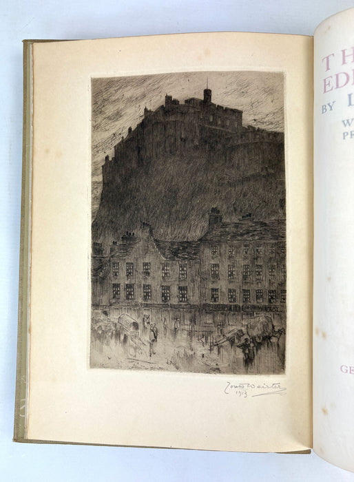 The Story of Edinburgh Castle, Louis Weirter, George Harrap, 1913, Signed by Author