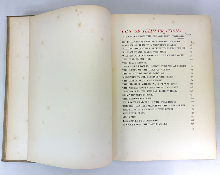 The Story of Edinburgh Castle, Louis Weirter, George Harrap, 1913, Signed by Author