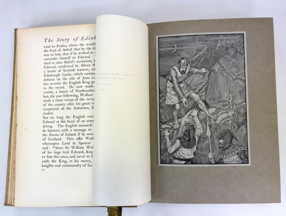 The Story of Edinburgh Castle, Louis Weirter, George Harrap, 1913, Signed by Author