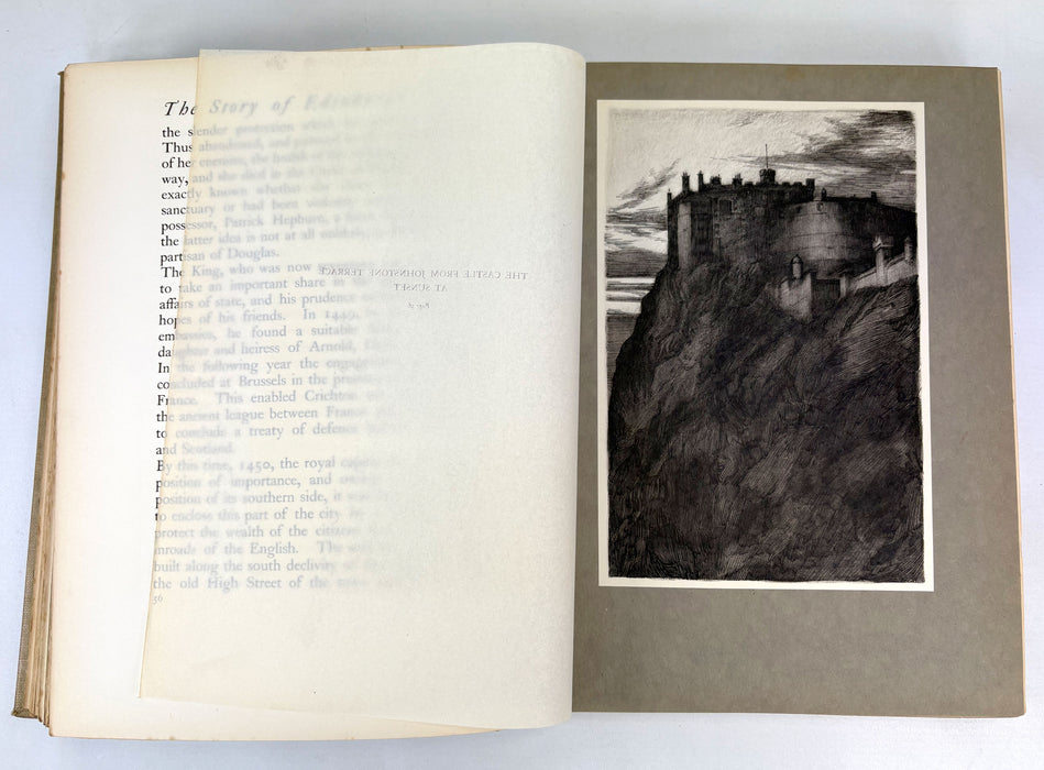 The Story of Edinburgh Castle, Louis Weirter, George Harrap, 1913, Signed by Author