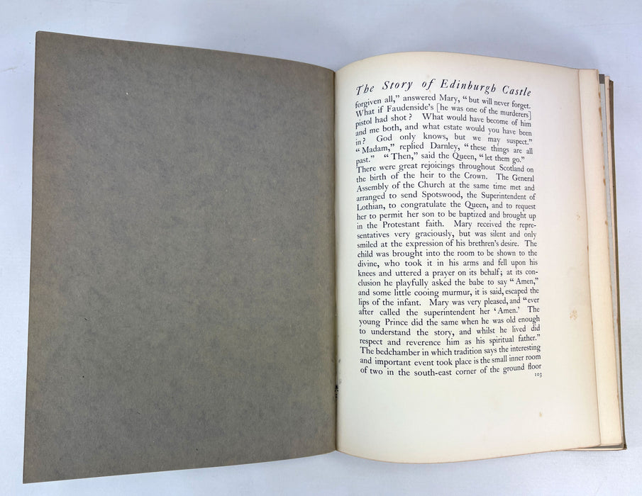The Story of Edinburgh Castle, Louis Weirter, George Harrap, 1913, Signed by Author