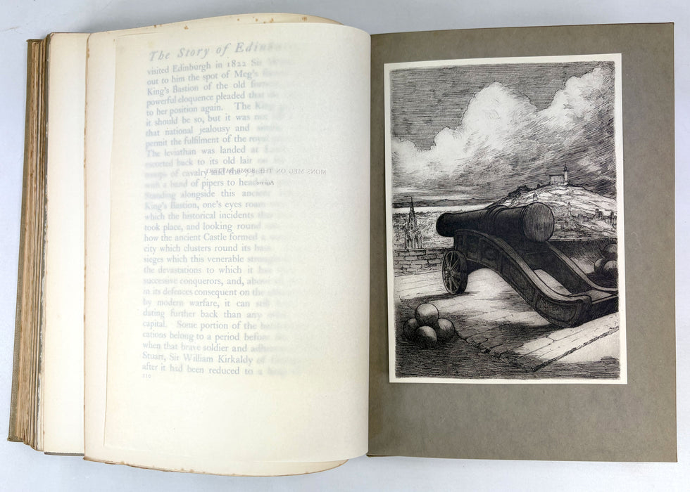 The Story of Edinburgh Castle, Louis Weirter, George Harrap, 1913, Signed by Author