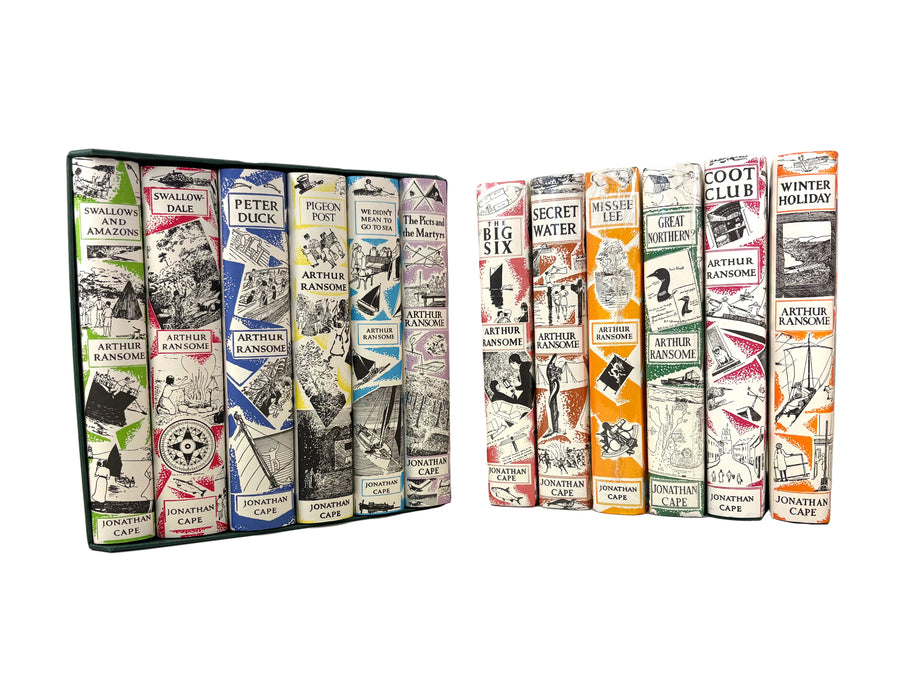 The Swallows and Amazons Adventures, 12 Volumes, by Arthur Ransome, Jonathan Cape