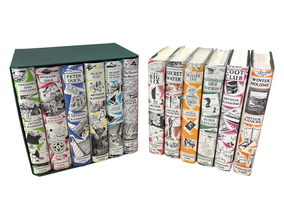 The Swallows and Amazons Adventures, 12 Volumes, by Arthur Ransome, Jonathan Cape