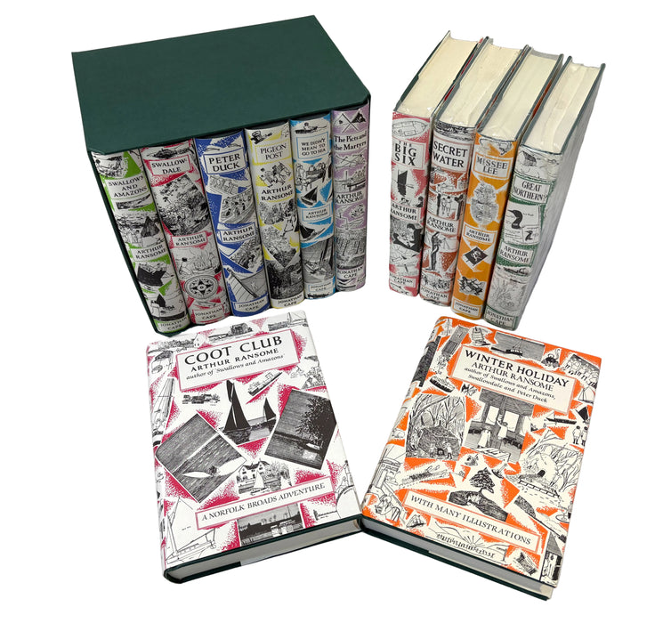 The Swallows and Amazons Adventures, 12 Volumes, by Arthur Ransome, Jonathan Cape