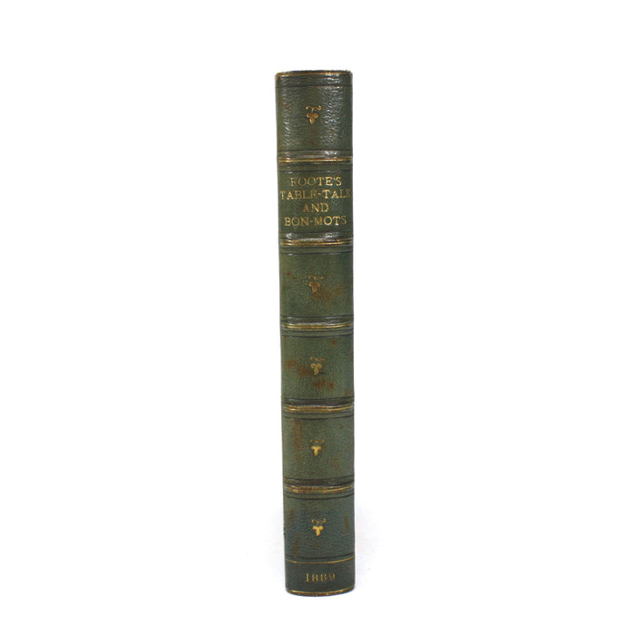 The Table-Talk and Bon-Mots of Samuel Foote, William Cooke, 1889. Numbered, Limited edition.