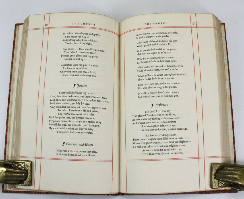 The Temple; Sacred Poems & Private Ejaculations, George Herbert, Nonesuch Press, Numbered, Limited edition, 1927