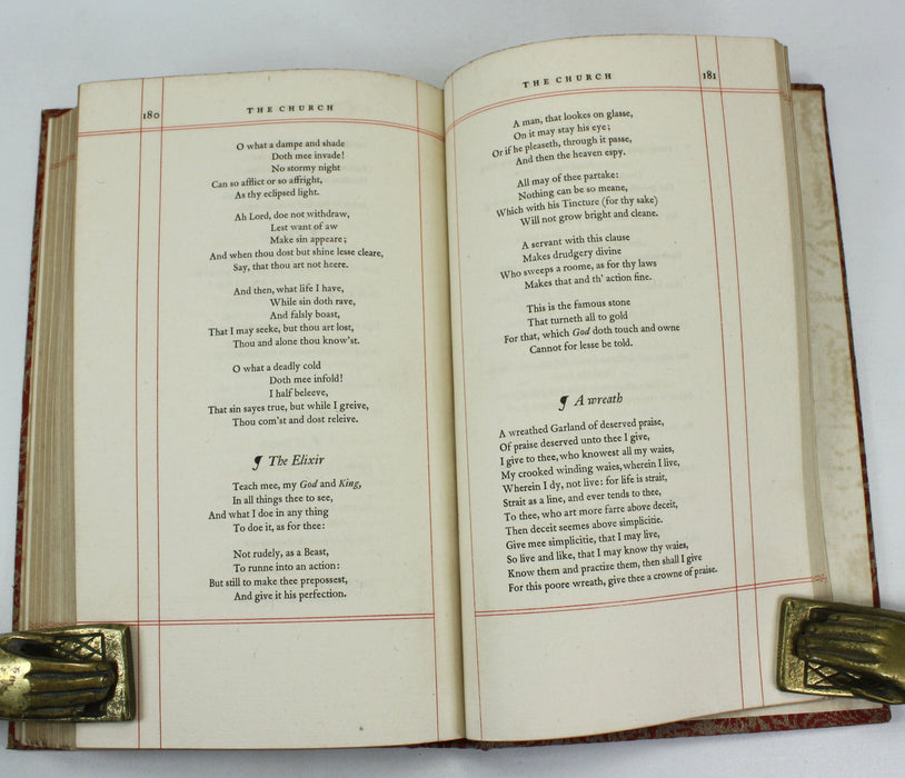 The Temple; Sacred Poems & Private Ejaculations, George Herbert, Nonesuch Press, Numbered, Limited edition, 1927