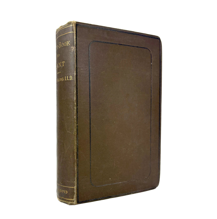 The Text-Book to Kant; Aesthetic, Categories, Schematism, James Hutchison Stirling, Oliver and Boyd, 1881