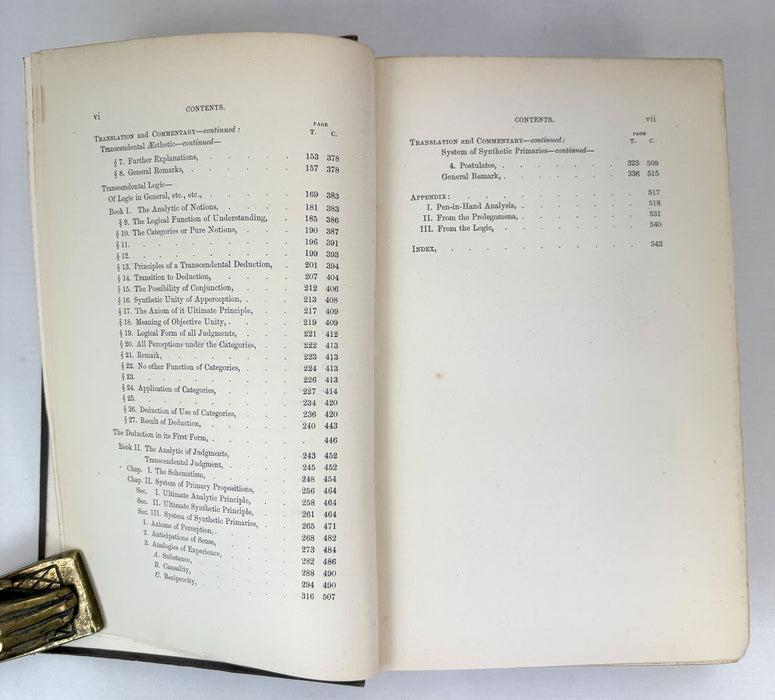 The Text-Book to Kant; Aesthetic, Categories, Schematism, James Hutchison Stirling, Oliver and Boyd, 1881