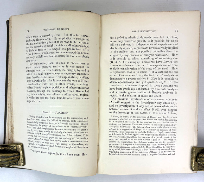 The Text-Book to Kant; Aesthetic, Categories, Schematism, James Hutchison Stirling, Oliver and Boyd, 1881
