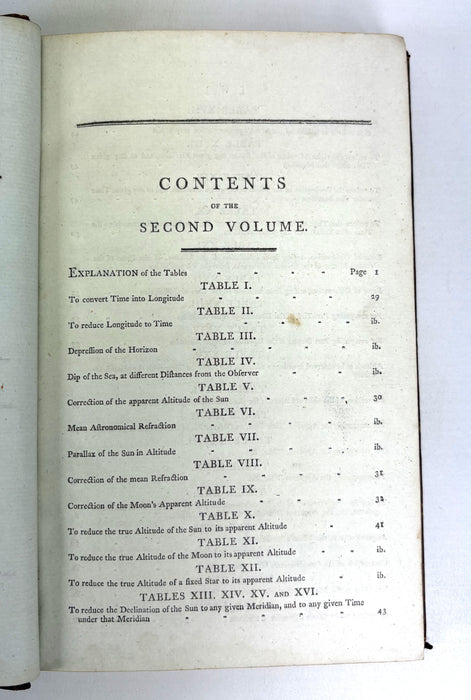The Theory and Practice of Finding the Longitude at Sea or Land, Vol.II, Andrew Mackay, 1801