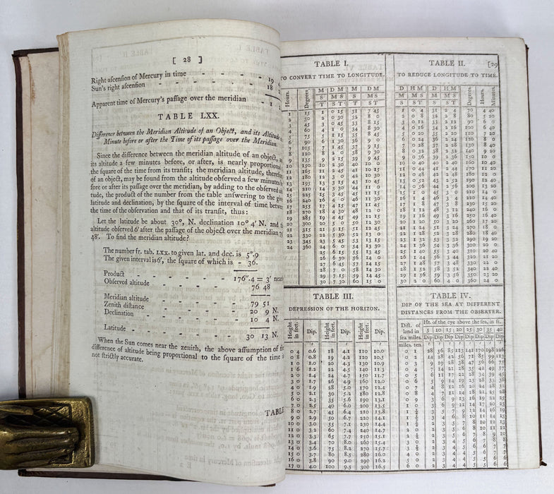 The Theory and Practice of Finding the Longitude at Sea or Land, Vol.II, Andrew Mackay, 1801