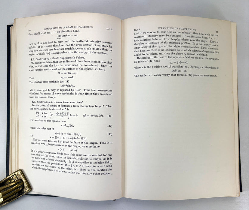 The Theory of Atomic Collisions, N.F. Nott and H.S.W. Massey, The Clarendon Press, Oxford, 1933