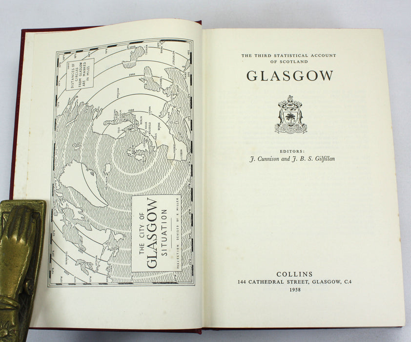 The Third Statistical Account of Scotland; Glasgow, J. Cunnison and J.B.S. Gilfillan, 1958
