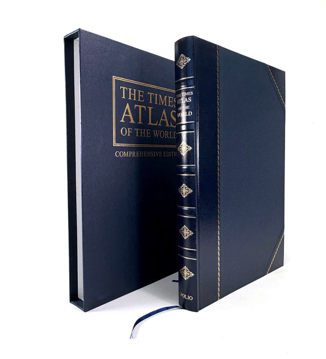 The Times Comprehensive Atlas of the World, Folio Society bound edition in slipcase, 2003