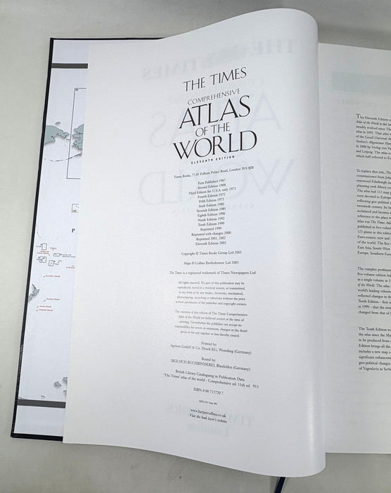The Times Comprehensive Atlas of the World, Folio Society bound edition in slipcase, 2003