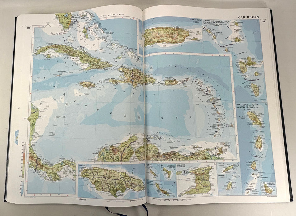 The Times Comprehensive Atlas of the World, Folio Society bound edition in slipcase, 2003