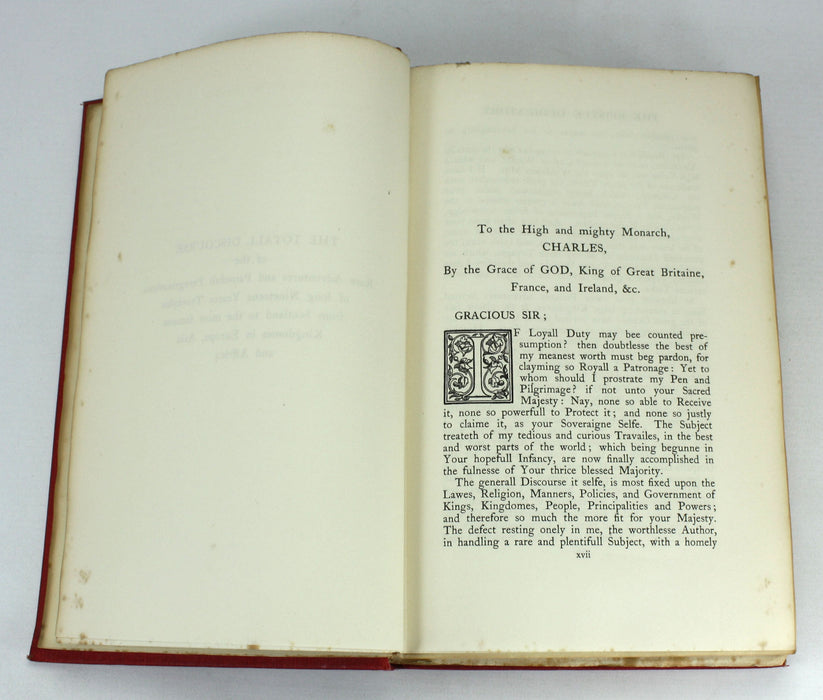 The Totall Discourse of The Rare Adventures & Painefull Peregrinations, William Lithgow, 1906. Limited edition.