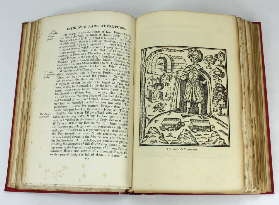 The Totall Discourse of The Rare Adventures & Painefull Peregrinations, William Lithgow, 1906. Limited edition.