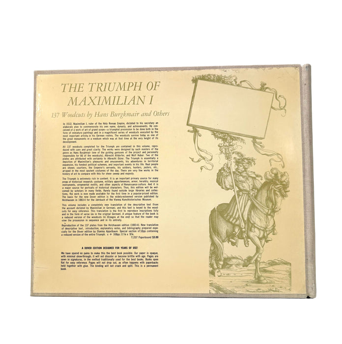 The Triumph of Maximilian I; 137 Woodcuts by Hans Burgkmair and Others, Dover Publications, New York, 1964