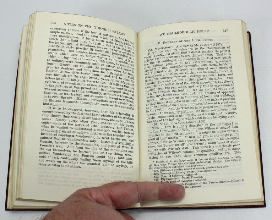 The Two Paths; Lectures on Architecture and Painting, Pre-Raphaelitism and Notes on the Turner Gallery, John Ruskin, 1908