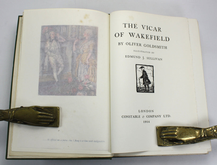 The Vicar of Wakefield, Oliver Goldsmith. Illustrated by Edmund J. Sullivan, 1914
