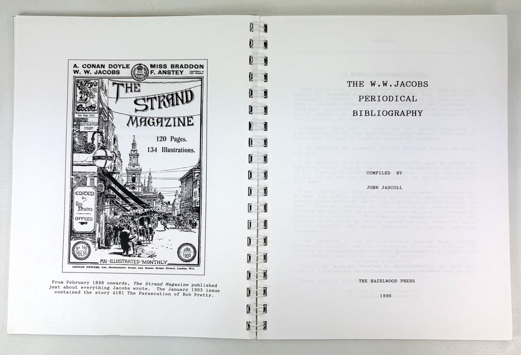 The W.W. Jacobs Periodical Bibliography, compiled by John Jascoll, The Hazelwood Press, 1996