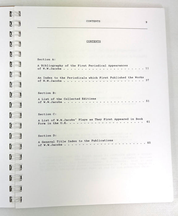 The W.W. Jacobs Periodical Bibliography, compiled by John Jascoll, The Hazelwood Press, 1996