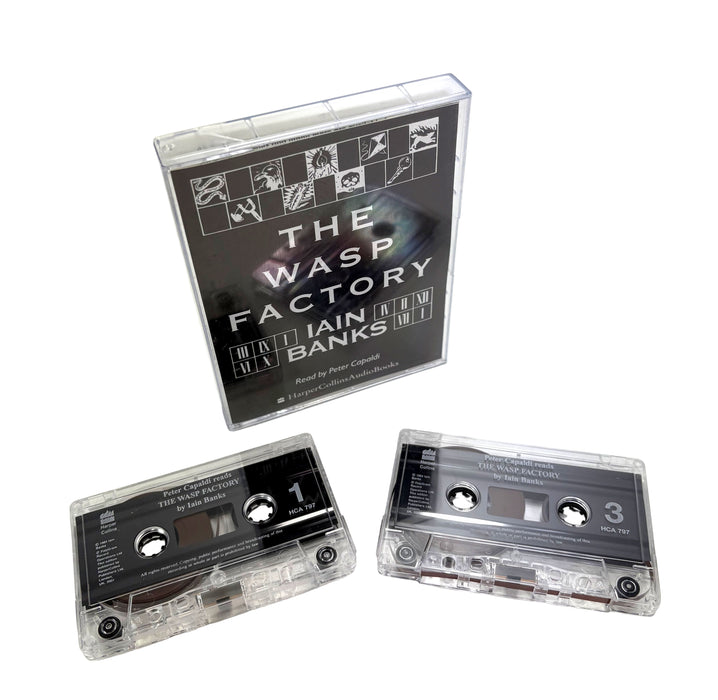 The Wasp Factory, Iain Banks, Dual Cassette Audiobook read by Peter Capaldi, 2001