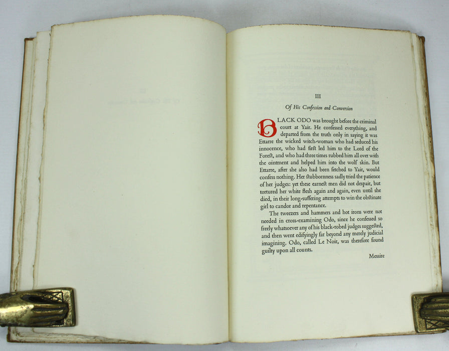 The White Robe; A Saint's Summary, James Branch Cabell, 1928, Limited edition. Illustrated by Robert E. Locher