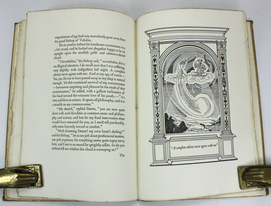 The White Robe; A Saint's Summary, James Branch Cabell, 1928, Limited edition. Illustrated by Robert E. Locher